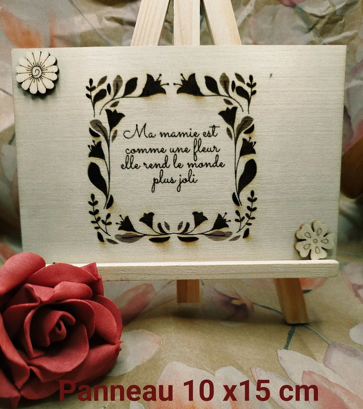 Gravure sur bois artisanale